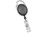 Translucent Black Premier Carabiner Badge Reel with Clear Vinyl Strap (25/pk)