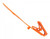 Orange Plastic Strap Clip with Knurled Thumb-Grip (100/pk)