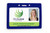 Vinyl Horizontal Badge Holder with Royal Blue Color Frame, 3.5" x 2.13" (100/pk)
