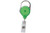 Green Twist-Free Translucent Carabiner Reel With Strap (25/pk)