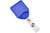 Metallic Blue B-REEL™ Badge Reel with swivel-clip with teeth (25/pk)