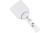 White B-REEL™ Badge Reel with swivel-clip (25/pk)