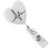 White EKG Themed Heart Shaped Reel (25/pk)