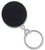 Black-Chrome Heavy Duty Badge Reel with Link Chain Split Ring & Belt Clip (25/pk)