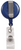 Royal Blue No-Twist Badge Reel with Clear Vinyl Strap & Belt Clip (25/pk)