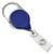 Royal Blue Carabiner Badge Reel with Strap and Clip (25/pk)