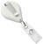 White Premium Badge Reel With Strap And Slide Clip (25/pk)
