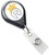 Dark Gray Premium Badge Reel With Strap And Slide Clip (25/pk)