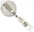Chrome Logo Reel with Clear Vinyl Strap & Belt Clip (25/pk)
