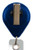 Royal Blue Premium Badge Reel With Strap And Swivel Clip (25/pk)