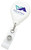 White Premium Badge Reel With Strap And Swivel Clip (25/pk)