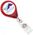 Translucent Red Premium Badge Reel With Strap And Swivel Clip (25/pk)