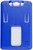 B-Holder Metallic Blue Rigid Plastic Vertical Holder (50/pk)