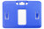 B-Holder Metallic Blue Rigid Plastic Horizontal Holder (50/pk)
