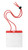 Vinyl Horizontal Holder with Red Color Bar and Neck Cord, 4.38" x 3.75" (100/pk)