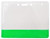 Vinyl Holder with Translucent Green Colored Bar (100/pk)
