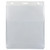 Clear Vinyl Vertical Credential Wallet with Slot and Chain Holes, 3" x 4.25" (100/pk)