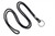 Round 1/8" Lanyard with Black-Oxidized Split Ring