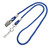 Open Ended Lanyard with Swivel Hook & Bulldog Clip