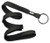 3/8" Black Lanyard with Black-Oxide Split Ring