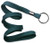 3/8" Teal Lanyard with Black-Oxide Split Ring