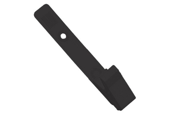 Black Plastic Strap Clip with Knurled Thumb-Grip (100/pk)