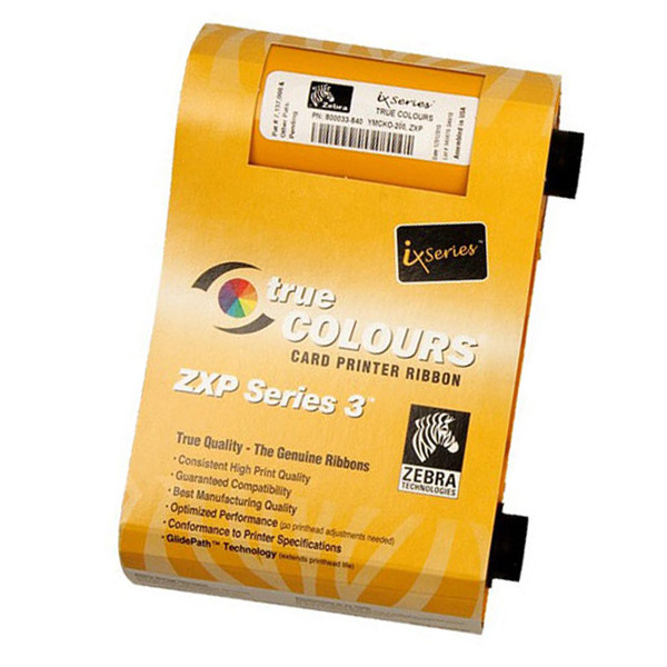 Zebra ix Series Metallic Gold Monochrome Ribbon, 1000 Images