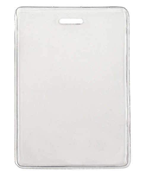 Heavy-Duty Vinyl Vertical Anti-Print Transfer Proximity Card Holder, 2.25" x 3" (100/pk)