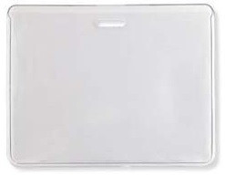Heavy-Duty Vinyl Horizontal Anti-Print Transfer Proximity Card Holder, 3.63" x 2.5" (100/pk)
