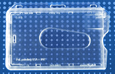 Premium Frosted Horizontal Side-Load Card Dispenser (50/pk)