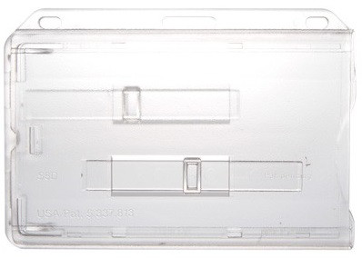 Rigid Plastic Horizontal 2-Card Dispenser with Slide Ejectors (50/pk)