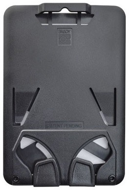 B-Holder Black 3-Card Rigid Plastic Vertical Holder (50/pk)