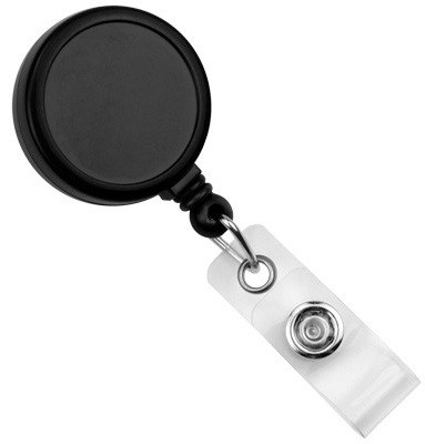 Black Round Max Label Reel With Strap & Swivel Clip (25/pk)