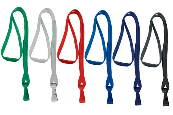 3/8" Breakaway Lanyard with Wide Plastic Hook (100/pk)