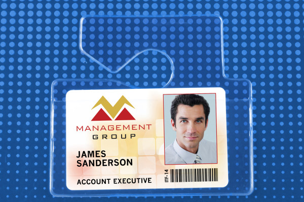 VM-3H Clear Horizontal Vehicle ID Holder, 3.75" x 2" (100/pk)