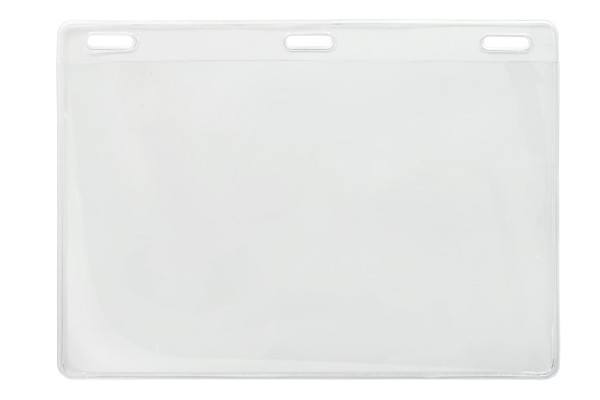 1840-1615 Vinyl Horizontal Large Event Badge Holder, 6" x 4" (100/pk)