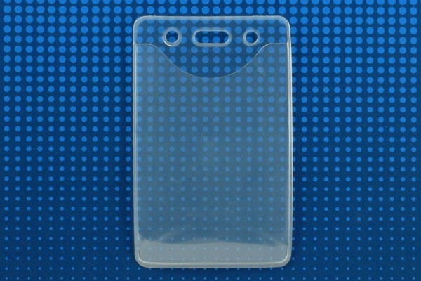 PureClear™ Vinyl Vertical Badge Holder, 2.38" x 3.38" (100/pk)