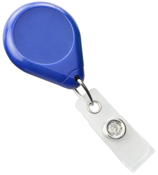 Royal Blue Premium Badge Reel With Strap And Slide Clip (25/pk)