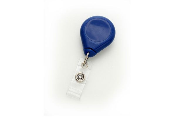 Royal Blue Premium Badge Reel With Strap And Swivel Clip (25/pk)