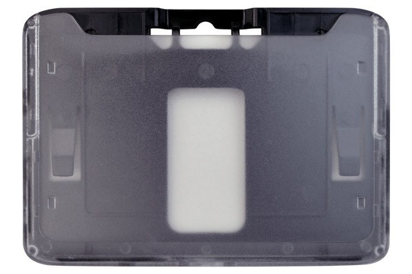B-Holder Metallic Gray Rigid Plastic Horizontal Holder (50/pk)