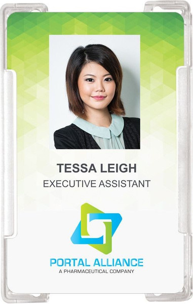 Clear Semi-Rigid Convertible Card Holder (50/pk)