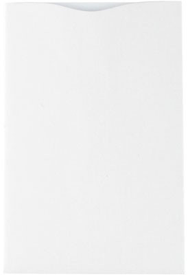 Shielded Sleeve - Blank Paper RFID Identity Protection Sleeves (100/pk)