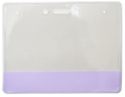 Vinyl Holder with Translucent Purple Colored Bar (100/pk)