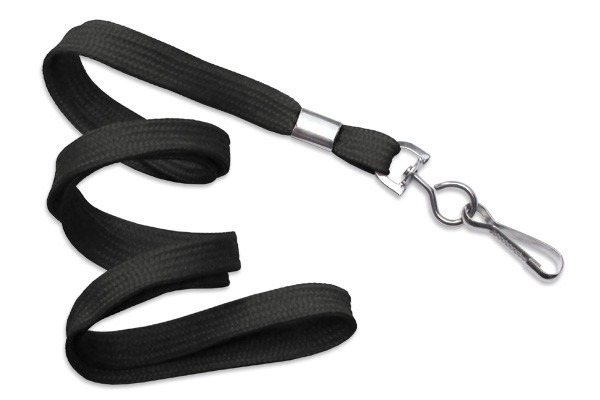 3/8" Lanyard with Nickel-Plated Steel Swivel Hook