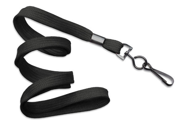 3/8" Lanyard with Black-Oxide Swivel Hook