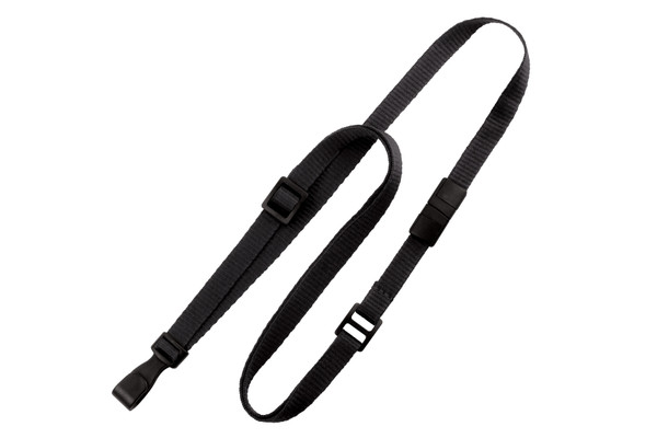 3/8" Lanyard "No-Twist" Wide Plastic Hook & Safety Breakaway