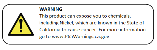Cancer Warning