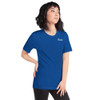 This t-shirt is everything you've dreamed of and more. It feels soft and lightweight, with the right amount of stretch. It's comfortable and flattering for both men and women.  • 100% combed and ring-spun cotton   • Fabric weight: 4.2 oz (142 g/m2)  • Pre-shrunk fabric  • Shoulder-to-shoulder taping  • Side-seamed