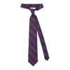 Keys of St. Peter Regimental Silk Necktie Claret & Oxford Blue