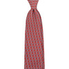 Alpha Omega Silk Necktie Crimson